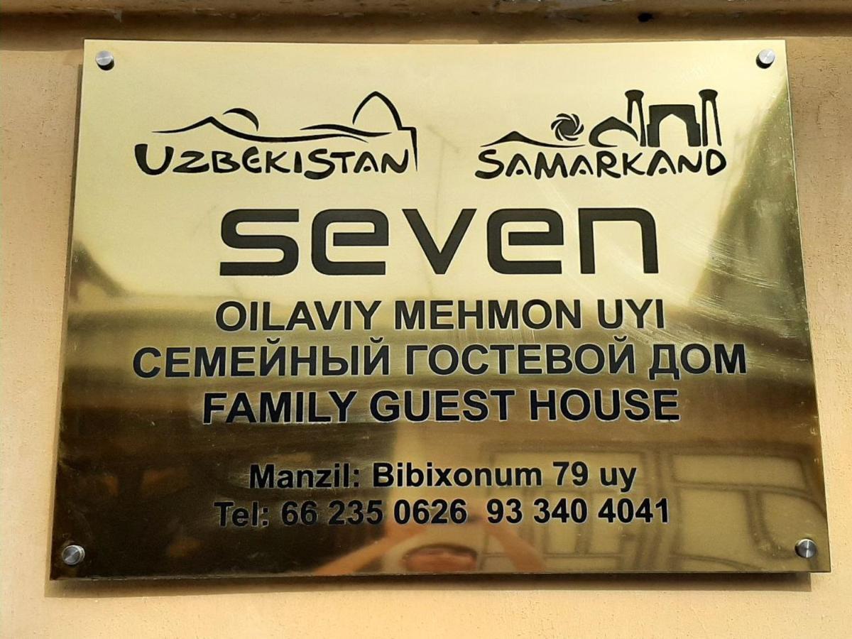 Family Guest House Seven Samarkand Exterior photo